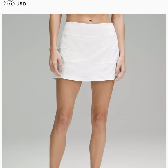 Lululemon pace-rival mid-rise skirt long - Picture 5 of 13